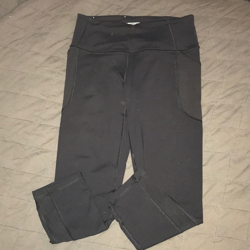 Victoria’s Secret crop high waist black legging